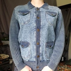 Vintage PBJ Blues Jean Jacket